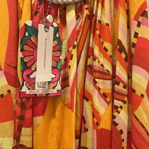 FARM Rio Vibrant Orange Maxi Dress - Picture 5 of 6